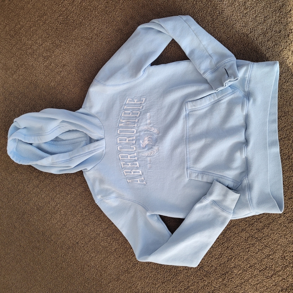 Abercrombie Light Blue Hoodie